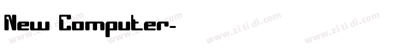 New Computer字体转换